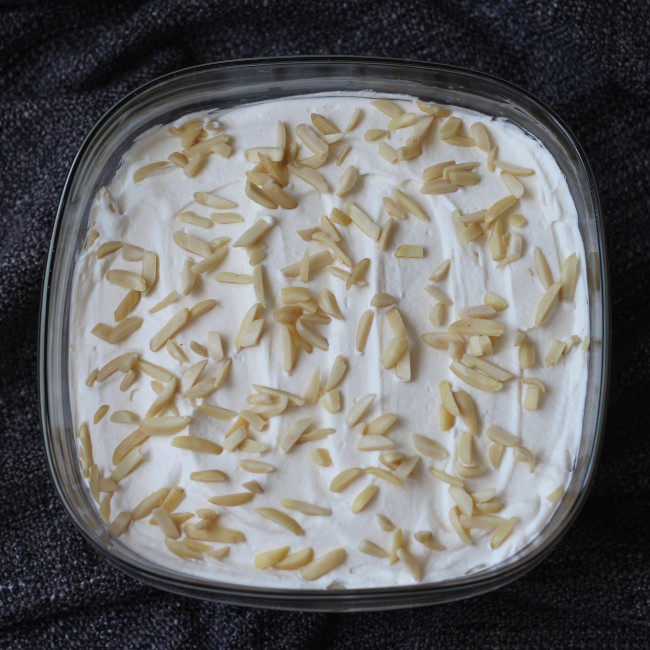 Overwhelmed strawberry peach trifle jr.